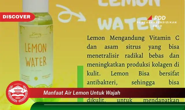 manfaat air lemon untuk wajah