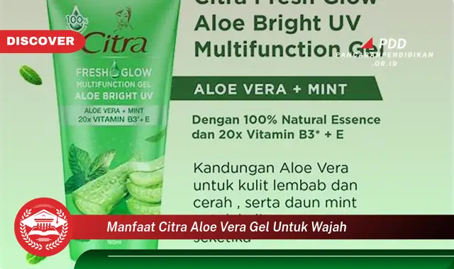 manfaat citra aloe vera gel untuk wajah