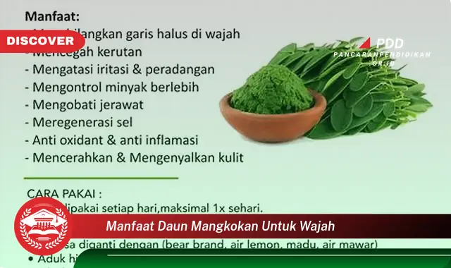manfaat daun mangkokan untuk wajah