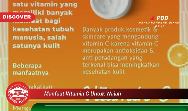 manfaat vitamin c untuk wajah