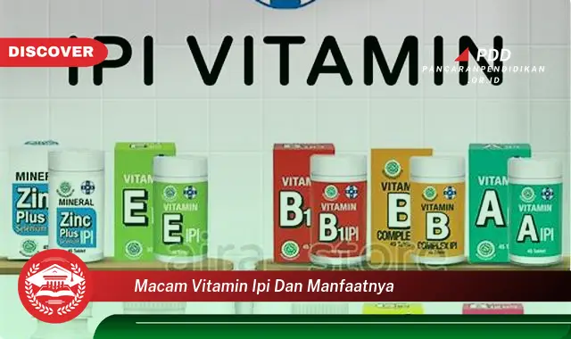 macam vitamin ipi dan manfaatnya