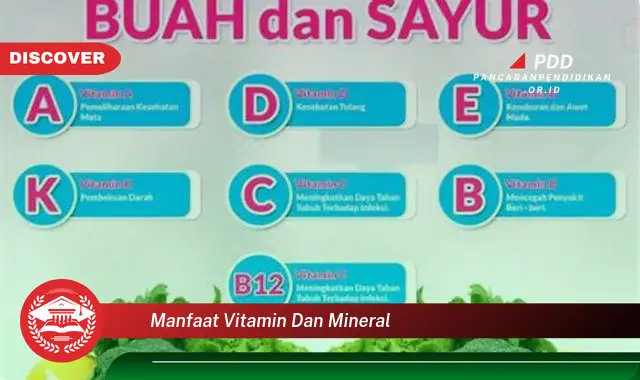 manfaat vitamin dan mineral